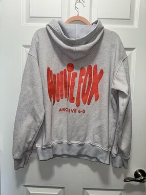 White Fox Boutique Archive 6.0 Oversized Hoodie in Gray Size Medium